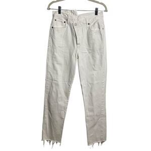 Agolde Criss Cross Straight Leg High Rise Jeans Women 26 A9037-1183 In Element